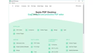 Sejda PDF Desktop Pro 1